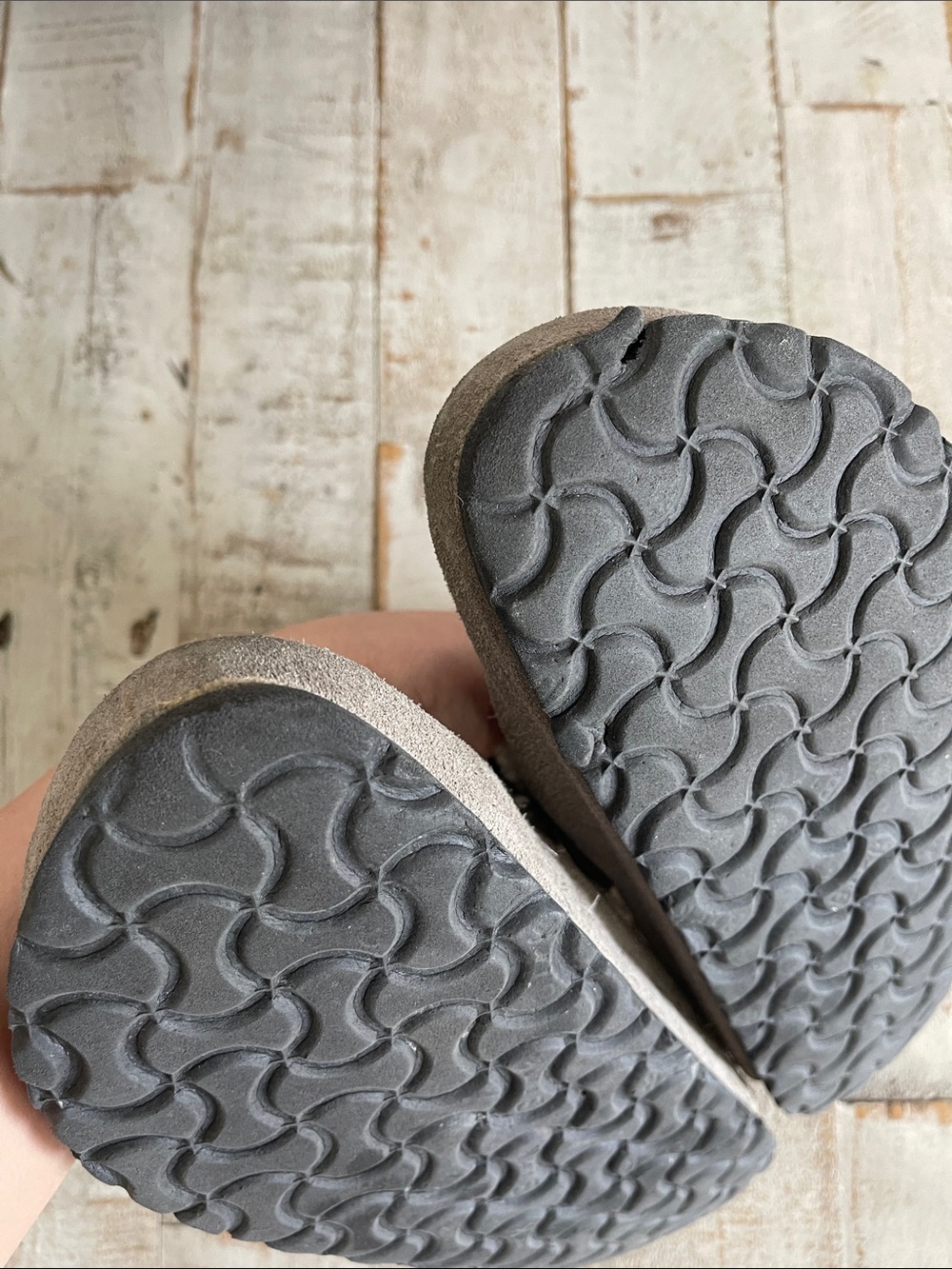 ‼️SOLD‼️Birkenstock Stone Coin Gray Boston Clogs☕️ - Picture 11 of 16